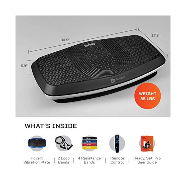 LifePro-Hovert-3D-Vibration-Plate-Machine-Dual-Motor-Oscillation-Lateral-3D-Motion-Viberation-Platform-Machine-Full-Whole-Body-Vibrarating-Machine-for-Home-Exercise-Fitness-Weight-Loss LifePro Hovert 3D Vibration Plate Machine - Dual Motor Oscillation, Lateral + 3D Motion Viberation Platform Machine…