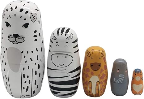 animal russian nesting dolls