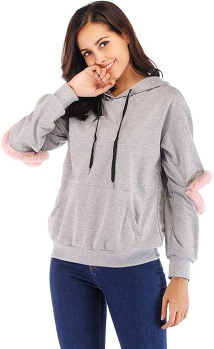womens plush hoodie