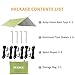 YUEDGE Easy Set Up Portable Waterproof Camping Tarp Shelter Sunshade Rain Tarp, Large=10' x 10'