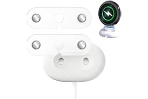 2 Pack Charger Aid Accessories for Google Pixel Watch 4 41mm/45mm,Charging with Case,Semi-Transparent Matte Design, Compatibl