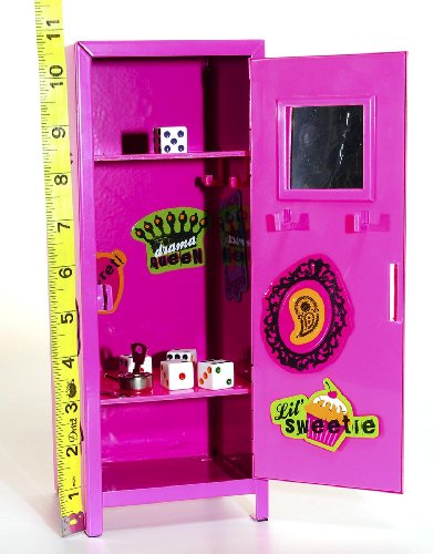 Girl Talk PINK Mini Locker with Magnets and 5 Bonus Dice - Thumbnail 2