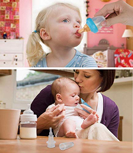 Holoras 5Pcs Baby Medicine Dispenser Kit, BPA Free Medical Essentials Set, Infant Toddler Pacifier Medicine Feeder Dropper for Feeding Medicine, Water, Juice, or Other - Thumbnail 3