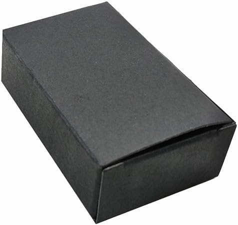 Amazon ミニボール紙 パーティー用品 贈り物 小物 手作り 包装箱 折りたたみ ネックレス ギフトケース 梱包箱 小型 ラッピング 収納ボックス 40xx65mm ブラック 500枚入 ラッピングペーパー 文房具 オフィス用品
