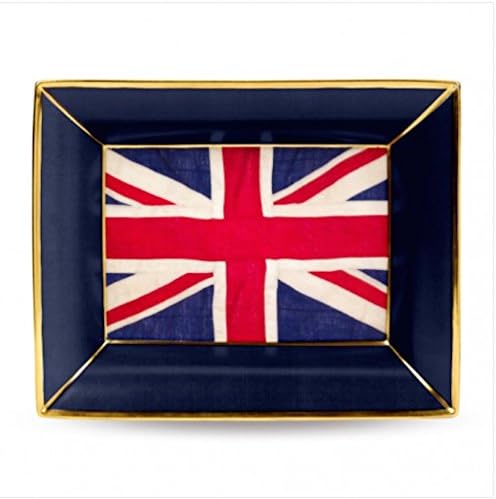 Halcyon Days Enamels Union Jack Trinket Tray