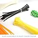 QualGear CT5-B-100-P Self-Locking Cable Ties, 8-Inch, Black 100/Poly Bag