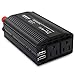 SNAN 300W Car Power Inverter DC 12V to AC 110V with Dual AC Outlet and 4.8A Dual USB Charging Port