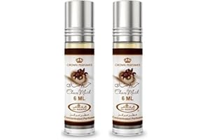 Al-Rehab Choco Musk Concentrated Perfume Rollerball for Unisex, 0.2 Ounce (Pack of 2)