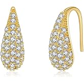 Buy 1 Get 10 stackable earring sets cubic zirconia earrings for women Sterling Silver Earrings Classics Studs Hypoallergenic Women trendy Nickel Free hypoallergenic Drop Earring