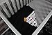 Dear Baby Gear Baby Blankets, Woodland Adventure Bear Moose Lumberjack Plaid, Minky Black, 32 Inches by 32 Inches