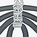 Luxury Living Bumps Be-Gone XL Bendable Foam Light Weight Plastic Clothes Hangers 08 - Pack .