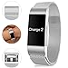 Find-MyWay Compatible with Fitbit Charge 2 Band,Charge 2 Accessories Bracelet Women Men Wristbands Strap Rose Gold Silver Compatible for Charge 2 Fitness Tracker