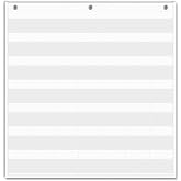 EAMAY Classroom Monthly Calendar Pocket Chart for 2.75 * 2.75 Cards,Homeschool Supplies and Classroom Must Haves! Only Chart(White)