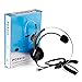PChero Telephone Headset, RJ9 Noise Cancelling Headset with Mic for Call Center Desk Telephone, Ideal for Phone Sales, Insurance, Hospitals, Telecom Operators - Monaural