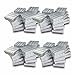 The Display Guys~ Pack of 100 Cotton Filled Cardboard Paper Silver Jewelry Box Gift Case - Silver Foil (3 1/2x3 1/2x1 inches #33)