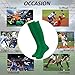 Solid Soccer Socks, SUTTOS Adult Teens Cotton Unisex Cushioned Athletic Over The Calf Soccer Rugby Football Team Soccer Long Tube Socks Green,2 Pairs …