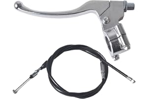 JOIQEXJ 22mm Left Brake Clutch Handle Lever 155cm Cable for Coleman CT100U CC100X 98cc 3HP for Motovox MBX10 MBX11 Monster Moto Powersport Mini Bike Parts