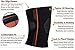 NeoAlly® - Compression Knee Sleeves, Medical-Grade Knee Support for Working Out with Spot-On Compression, Moisture-Wicking Knee Sleeve for Knee Pain, Orange, Medium, Pack of 1