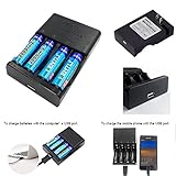 KENTLI CH4-57AU 4 SLOTS PORTS kenlti AA AAA charger with 4 x 1.5V 3000mWh lithium li-polymer li-ion AA rechargeable batter for LED falshlight Digital camera Microphone