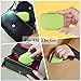 Meta-U Small Pill Box Supplement Case for Pocket or Purse - 3 Removable Compartments Travel Medication Carry Daily Vitamin Organizer (Green)