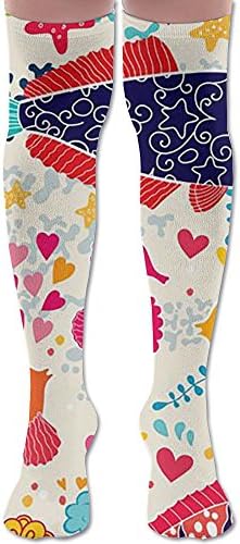 Marine Organism Wanderlust Air Travel Compression Socks For Men &amp; Women. Guaranteed To Prevent Swelling, Pain, Edema.