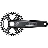 Shimano M5100 Deore Crankset, For Rear 10/11-SPEED, 170mm, 30T W/O CG, W/O BB PARTS, FOR CHAIN LINE 52MM