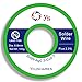 YOUSHARES Soldering Wire 0.8mm, Lead Free Solder Wire with Rosin Core for Most Electrical Repair Soldering Purpose, Sn99%-Ag0.3%-Cu0.7%, flux 2.0%