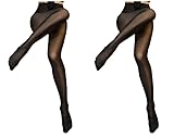 Kffyeye 40D Women's Control Top Thickness Stockings