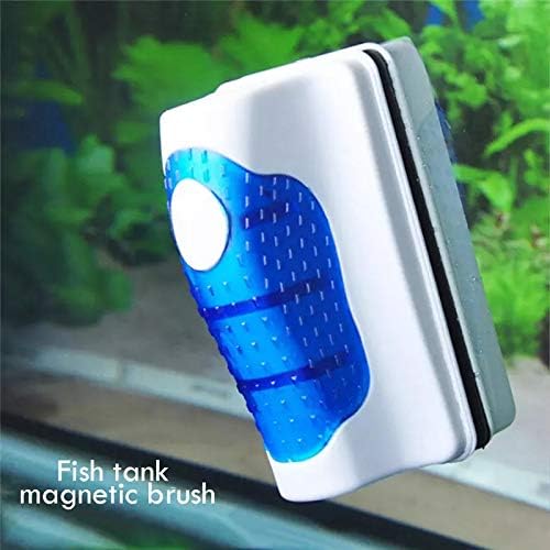 Magnetic Aquarium Fish Tank Brushes Floating Clean Glass Window Algae Scraper Cleaner Brush Plastic Sponge Accessories Tools