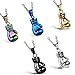 Flongo Men's Biker Stainless Steel Boxing Glove Pendant Necklace, 22 inch Chain
