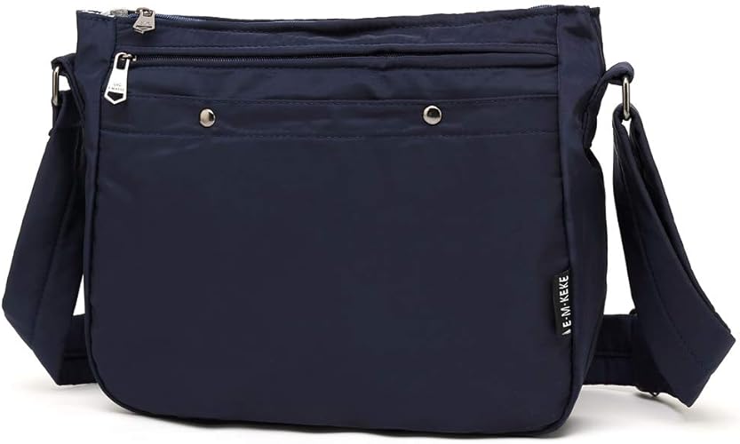 Amazon ショルダーバッグ メンズ メッセンジャーバッグ 収納 ナイロン レディース 防水 斜めがけ 肩掛け カジュアル 多収納 ビジネス 出張 通勤 通学 Skybow 5色 ネイビー Skybow ショルダーバッグ