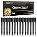 Taotree Ultra Fine Point Permanent Markers, 30 Pack Felt Tip Black Ink Permanent Art Marker Pens for Doodling, Marking, Writing, Drawing, Work on Paper, Plastic, Wood, Rock, Great for Art Crafts