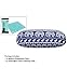 JAVOedge Blue Elephant Fabric Print Eyeglass Case