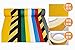 Black Yellow Anti Slip Tape Printed