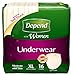 Depend Underwear for Women, Moderate Absorbency, Extra Large (XL), Case/68 (4/17s)