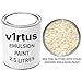 V1RTUS Gold Glitter Paint Crystal Additive 100g / 3.5oz for Acrylic, Latex, Emulsion - use Interior/Exterior - Wall, Ceiling, Wood, Metal, Varnish, Dead Flat, Matte, Soft Sheen or Silk