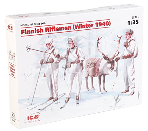 ICM 1/35Â WWII 035566Â Finnish Infantry Plastic Model Kit