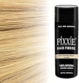 FIXXIE Hair Fibres LIGHT BLONDE 27.5g - Keratin Hair Concealer for Thinning Hair view 2