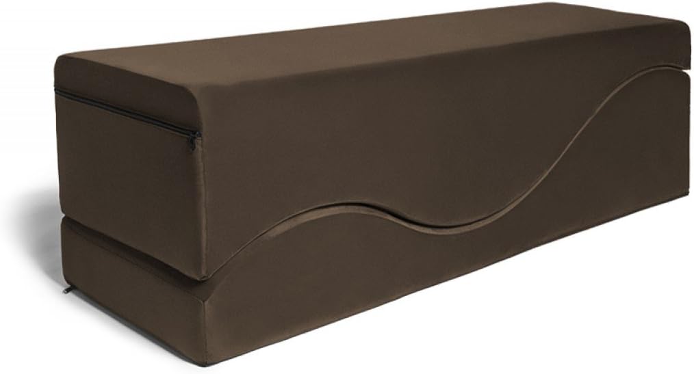 Liberator Equus Wave Convertible Lounge and Bedside Bench, Espresso