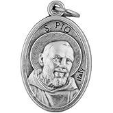 Venerare Small Catholic Saint Medal - Bulk Pack of 10 (Padre Pio)