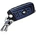 Massimiliano Incas Hot Sports Genuine Leather Smart Key Remote Case Cover Fob Fits BMW (Blue)