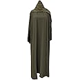 2PCS Women's Muslim Dresses Abaya Islamic Dubai Prayer Dress Robe Long Cardigan Maxi Dress