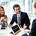 iPad Pro 12.9 Case Sleeve Apple Pencil Holder TOOVREN Tri-fold Stand Soft Leather PU Protective iPad Pro Pouch Cover Smart Keyboard Compatible for Apple iPad Pro 12.9 Inch 2017/2015 Brown …