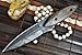 Perkin Knives - Custom Handmade Damascus Hunting Knife - Double Edge Knife - Full Tang