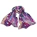 Salutto Women 100% Silk Scarves Paul Gauguin Flutist On The Cliffs Painted Scarf (3)