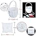 Wedding Flower Girl Basket Double Heart Ring Pillow