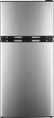 4.3 Cu. Ft. Top-Freezer Stainless Steel Refrigerator
