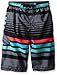 Kanu Surf Big Boys' Echo Quick Dry Beach Swim Trunk, Black, Small (8)