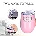 Amzyt Mommy’s Sippy Cup Personalized Women Travel Mug Made Of Double Wall Stainless Steel Perfect For Martini Beer Water Milk Drinks 12 Oz Pink