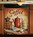 Vintage Coffee Dishwasher Cover